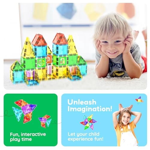 Magnet Tile Building Blocks - 48 pcs