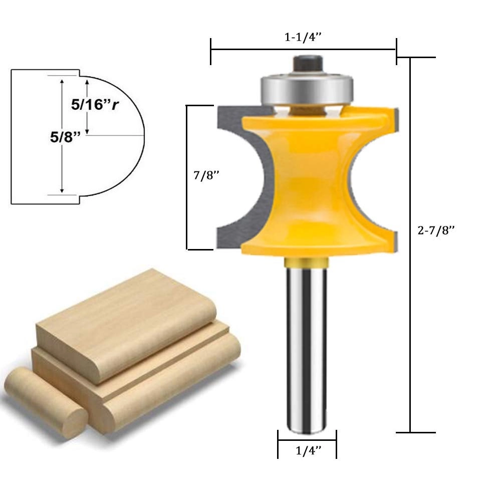 Router Bit Set - 1/4 Inch 5PCS