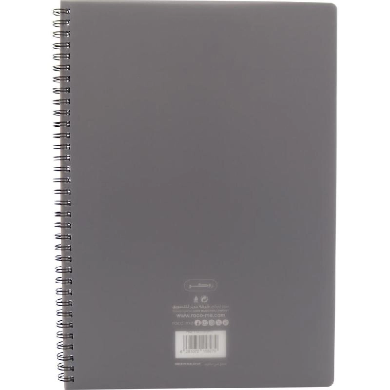 Notebook 19 X 26 cm Spiral - Grid 100 Sheets