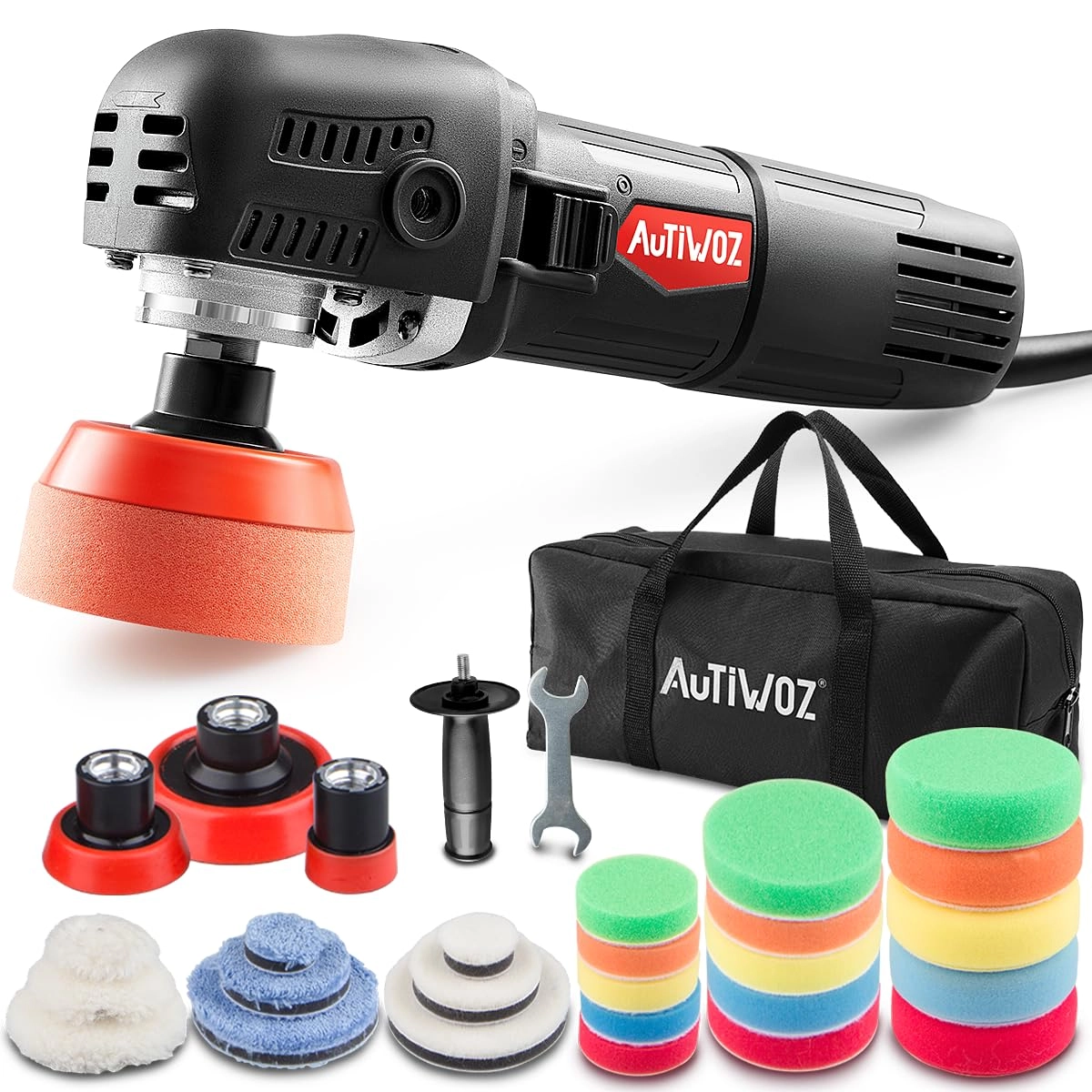 AUTIWOZ Rotary Car Polisher - 850W 1/2/3inch