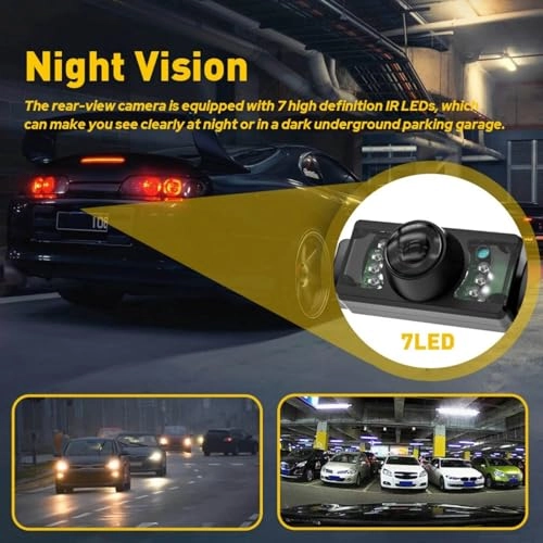 Car Rear View Backup Camera - Night vision Wired 720P