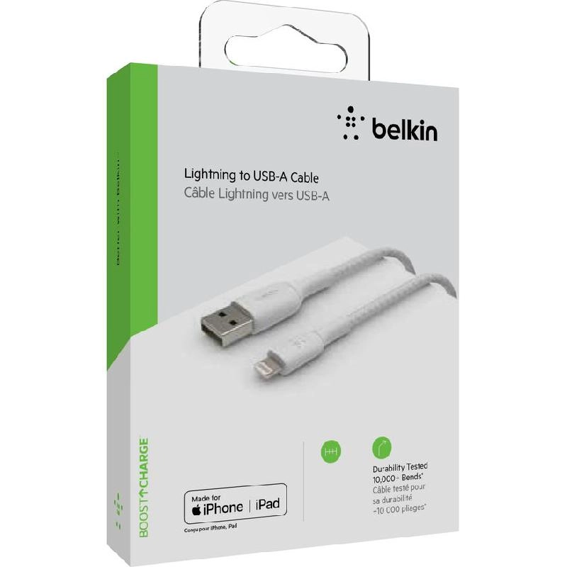 Boost Charge Mfi Lightning to USB-A Cable 3m