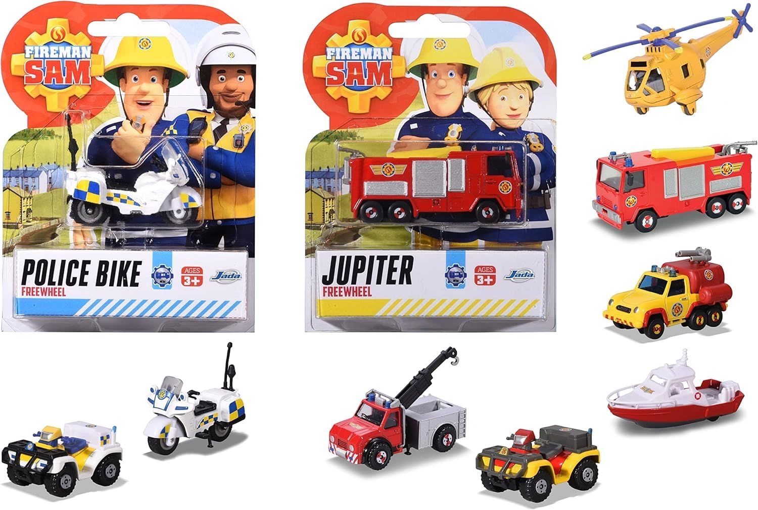 Jada Sam Die Cast Cars - 1 pcs