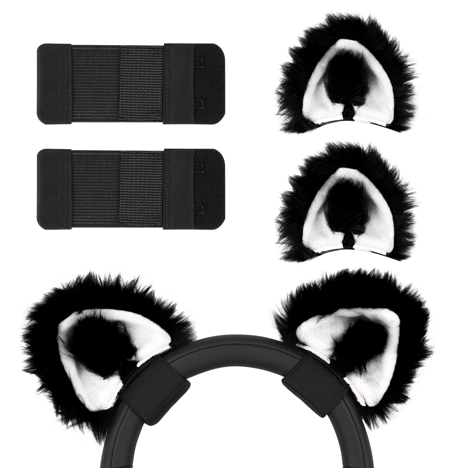 GEEKRIA Cat Ear Attachment for Universal - Adjustable Straps