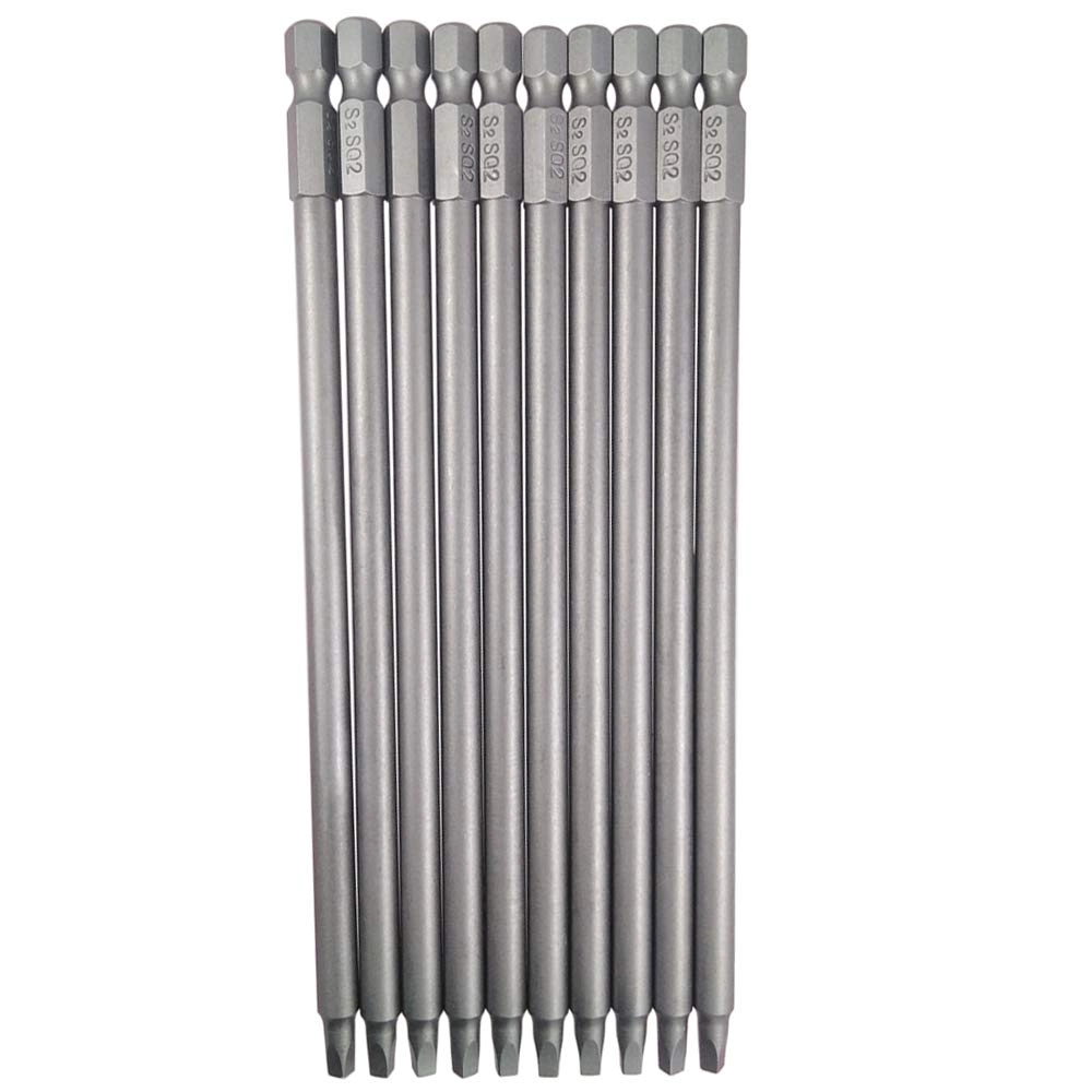 Square Head Bits - 10pcs 5.9 Inch