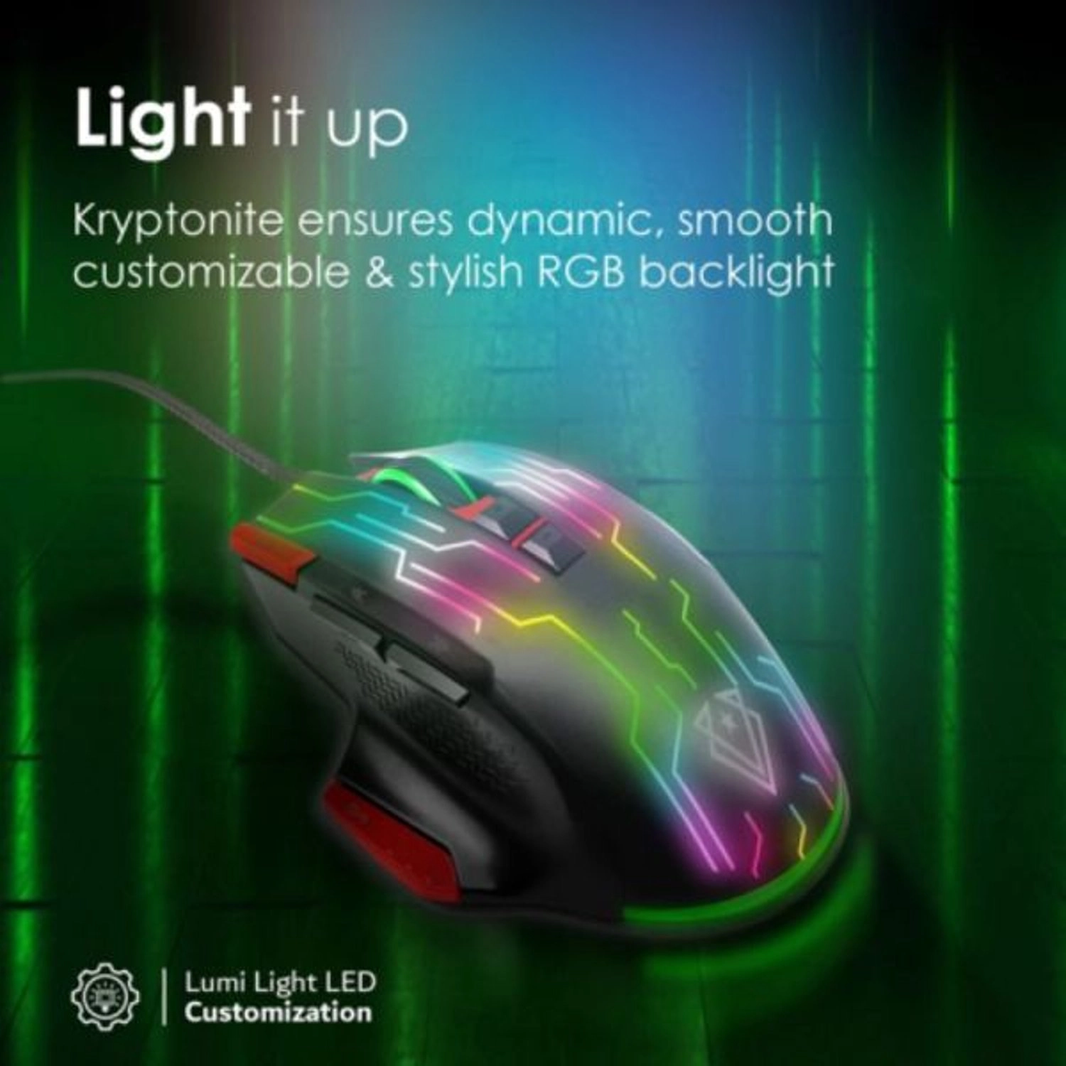 Kyrptonite Gaming Mouse - Wired