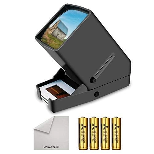 35mm Slide Viewer - 3X Magnification LED Lighted Battery Operation