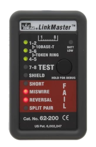Link Master Tester - UTP & STP Wire Map Tester