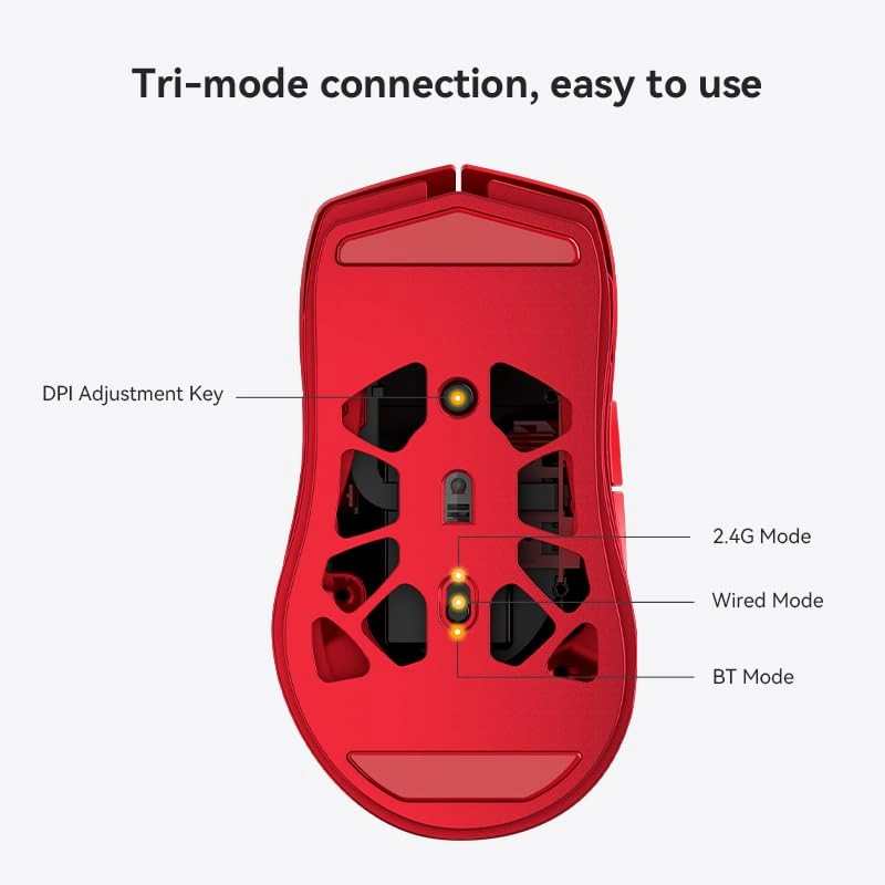 M259 Magnesium Aluminum Alloy Mouse - 2.4G Bluetooth USB
