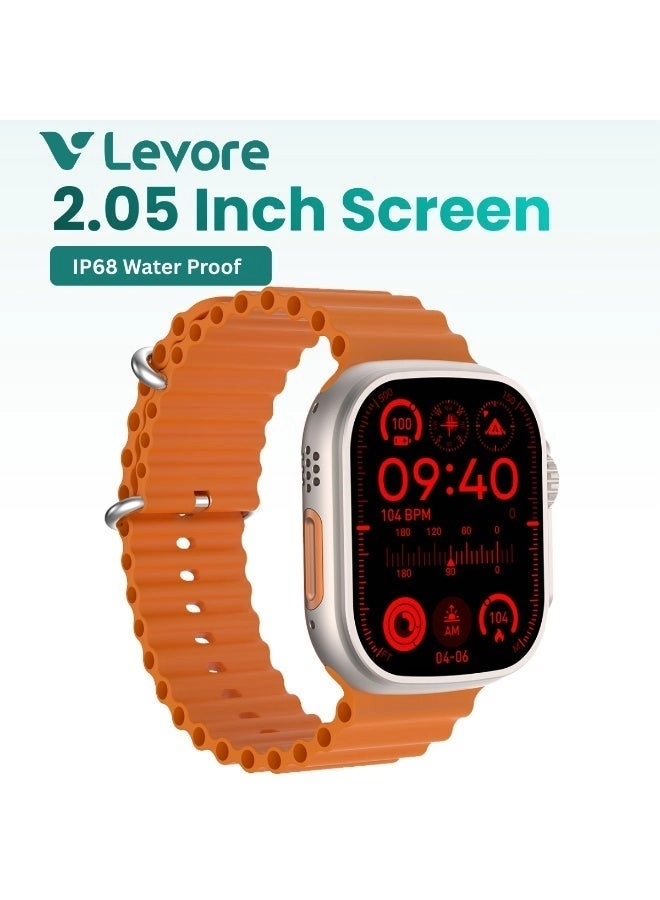 LEVORE Smart Watch Rubber
