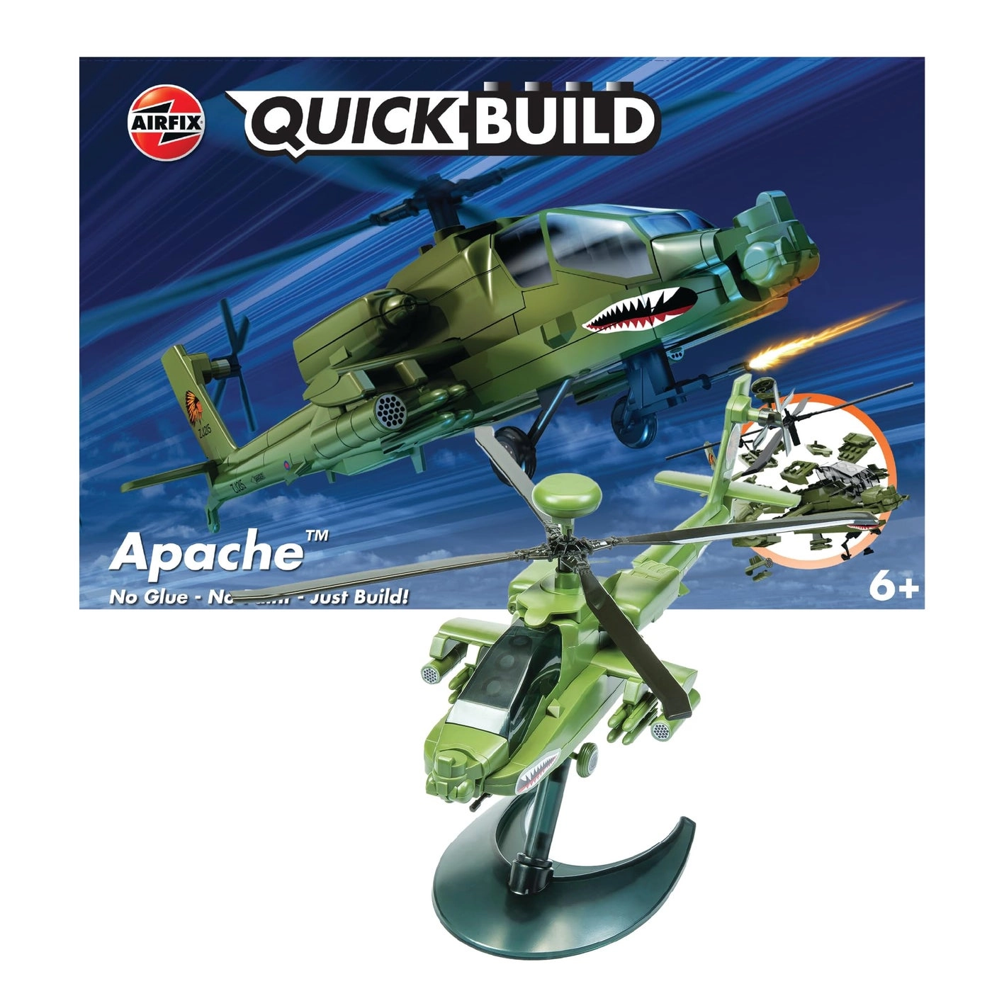 Airfix Quickbuild Boeing Apache Model Kit