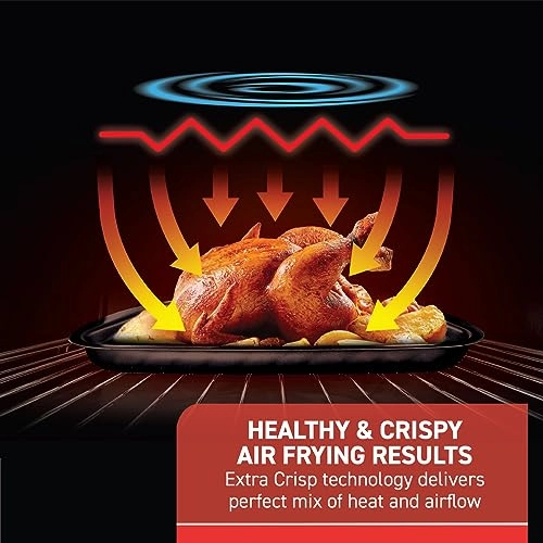 9 in 1 Toaster Oven Air Fryer Combo - 21 Quarts