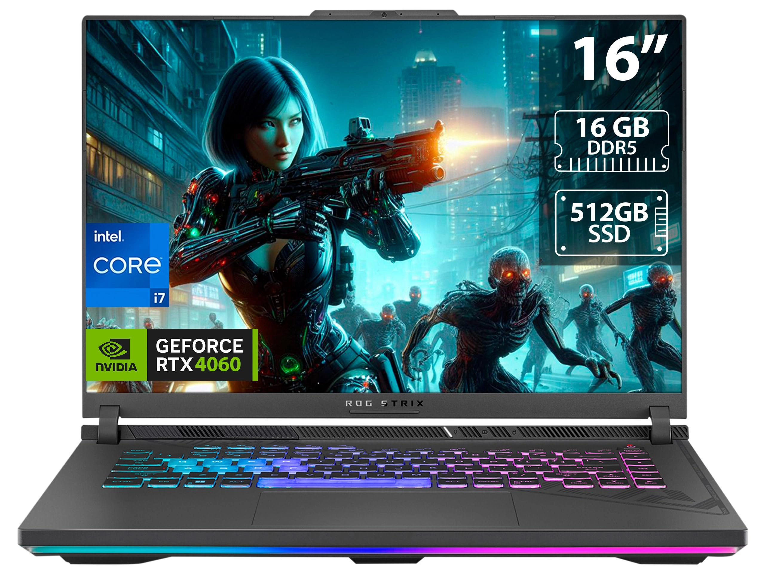 ASUS ROG Strix G16 G614JV - 16'' Core i7-13650HX 16GB DDR5 512GB SSD