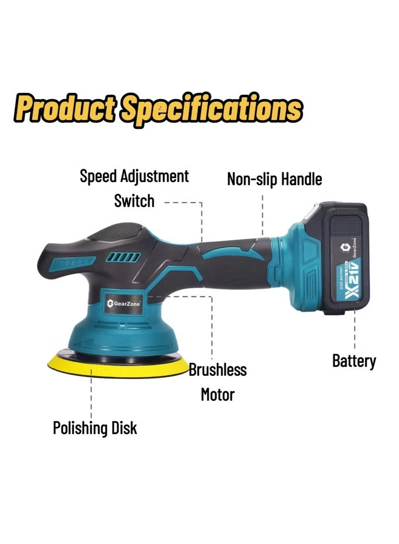 Car Buffer Polisher - 6-inch Kit