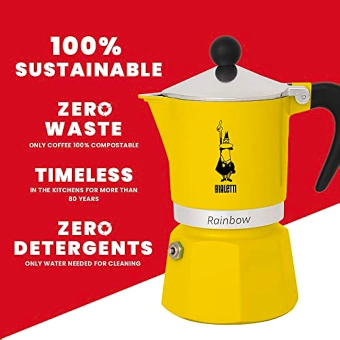 Rainbow Caffettiera - 3 Tazze