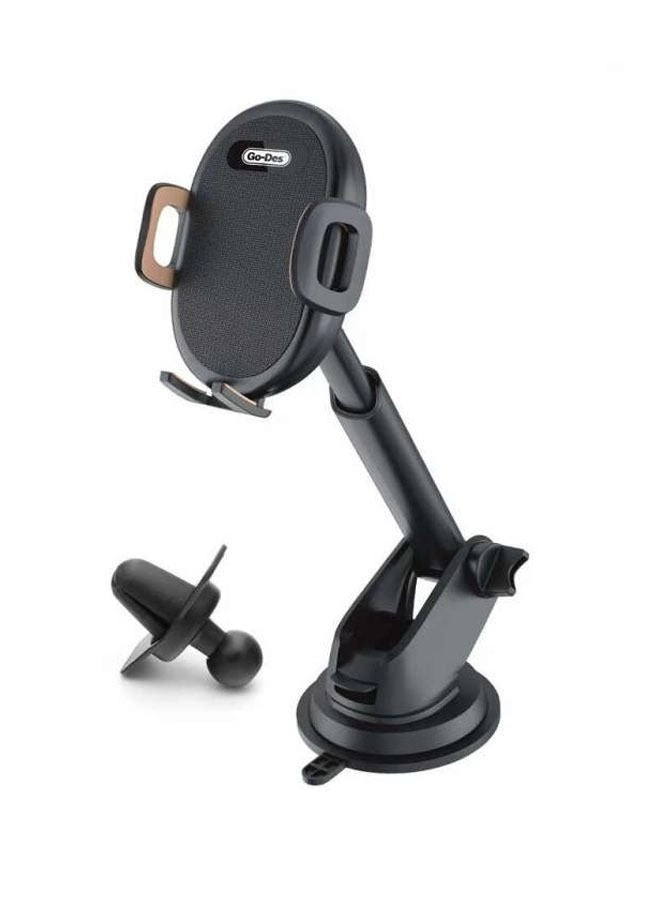 GO-DES GD-HD753 - 2 in 1 Car Holder Black