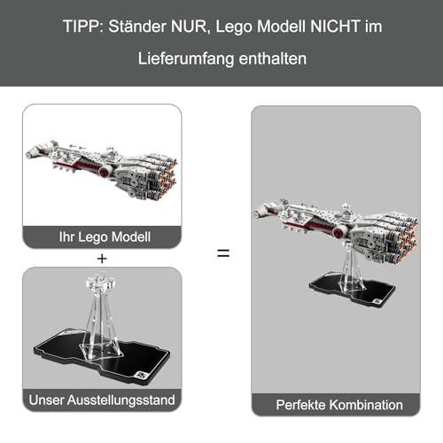 Acrylic Display Stand for LEGO 75376/75377 - Acrylic Star Wars