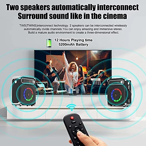 Karaoke machine - 2 wireless microphone