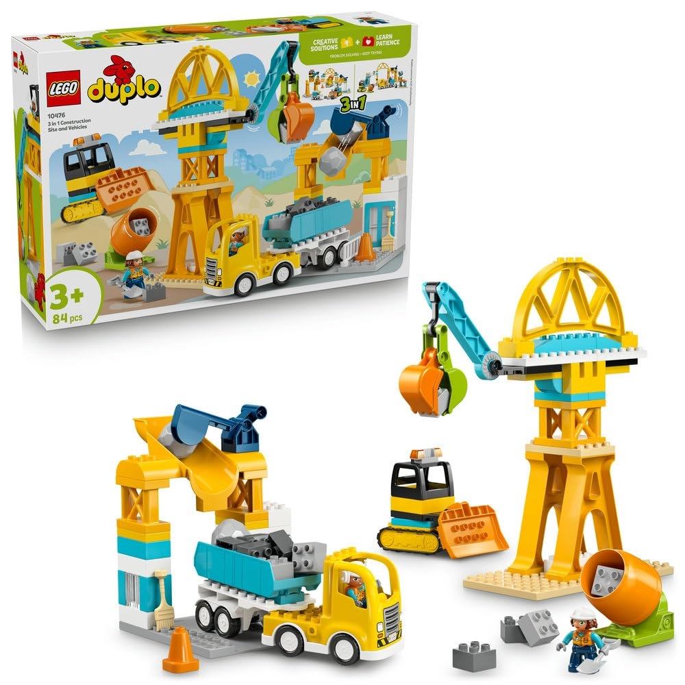 LEGO DUPLO 3 in 1 Construction Site and Vehicles (10476)