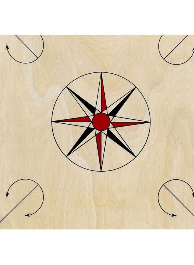 Ellora Carrom Board - Kids Size Wooden 25 Coins