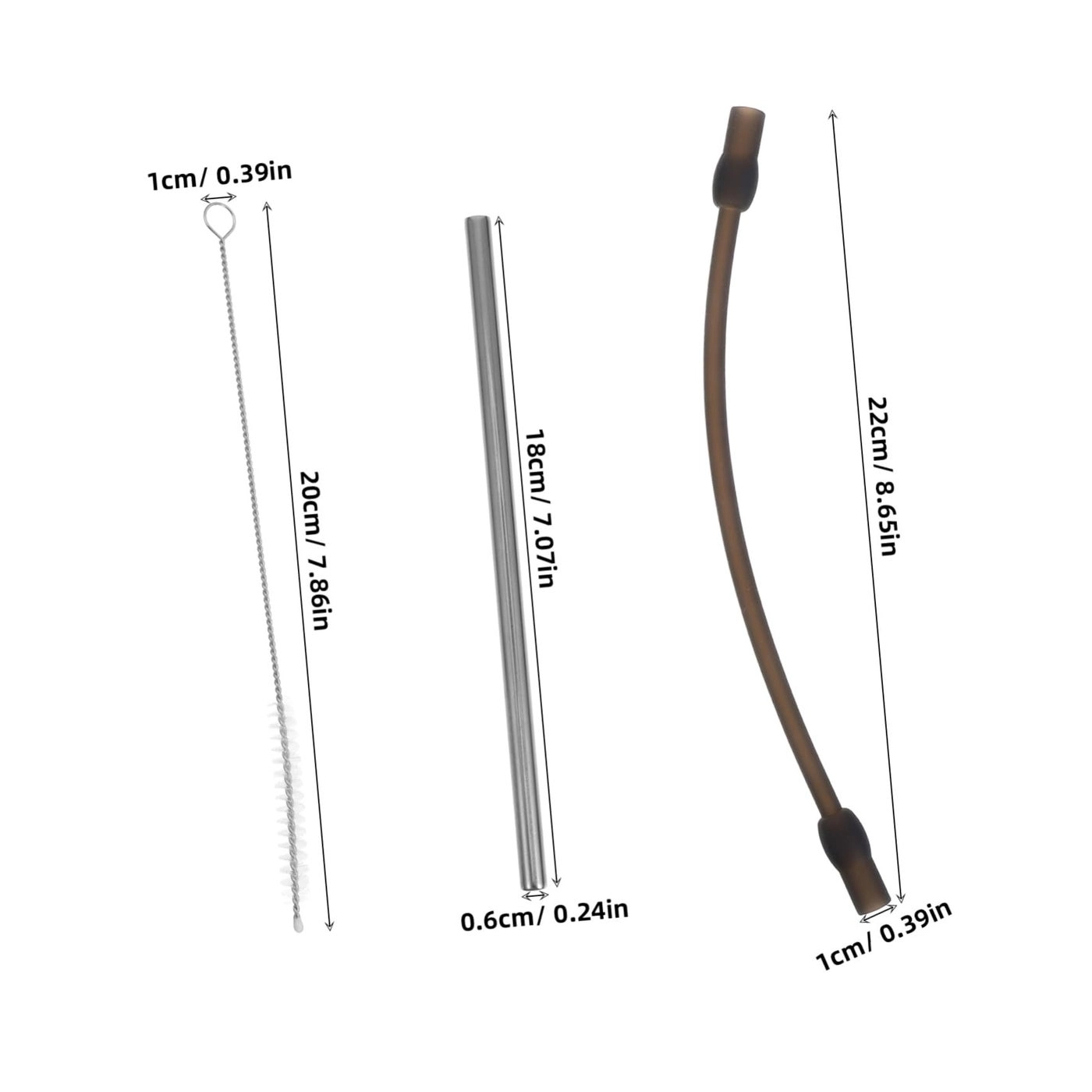 Milk Frother Tube - Silicone Replacement Kit with Brush