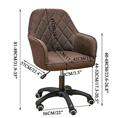 Velvet Task Chair - Adjustable Swivel Rolling Purple