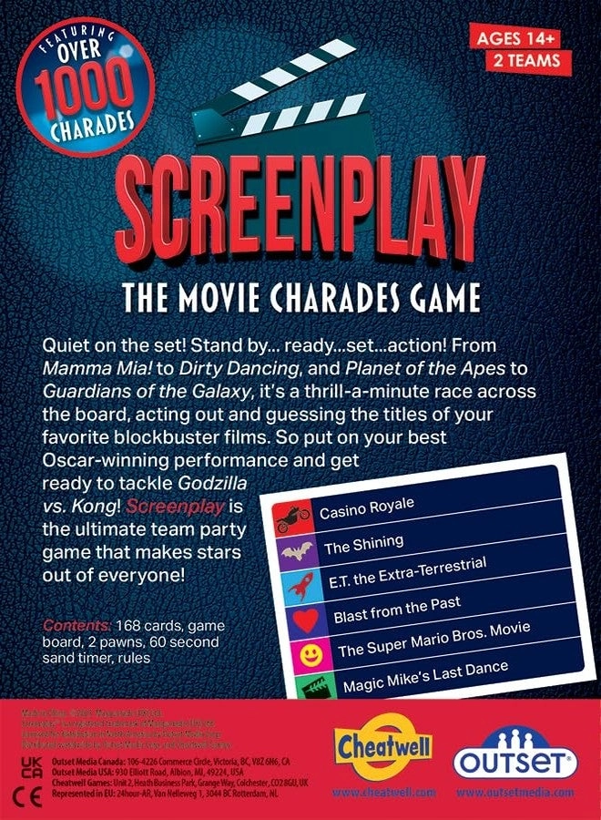Screenplay: The Movie Charades Game