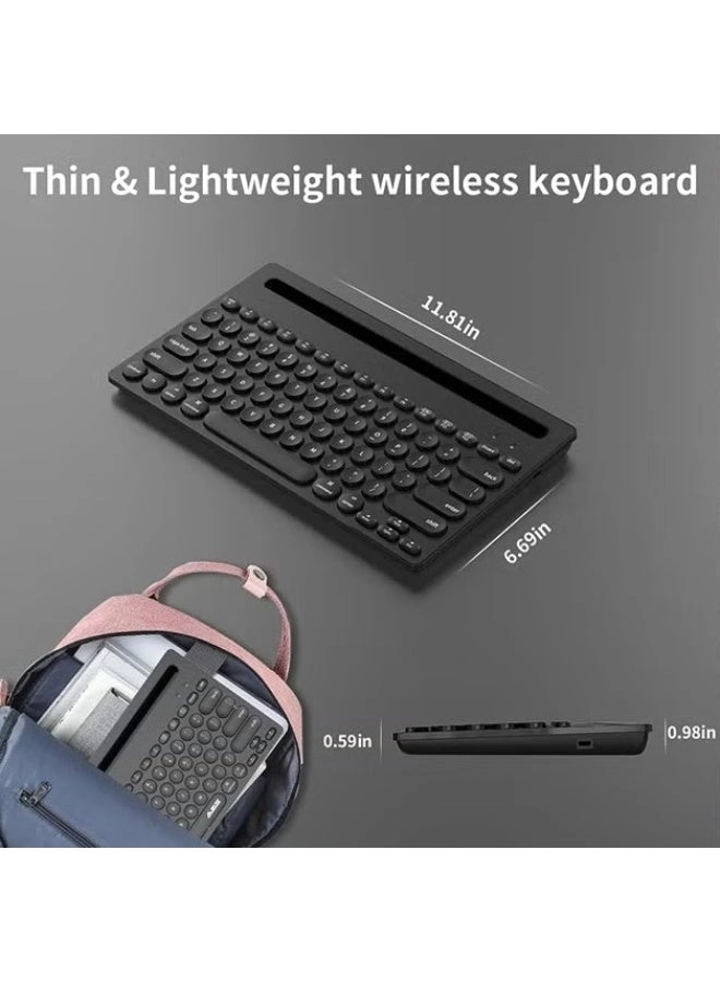 Multi Device Bluetooth Keyboard - Wireless