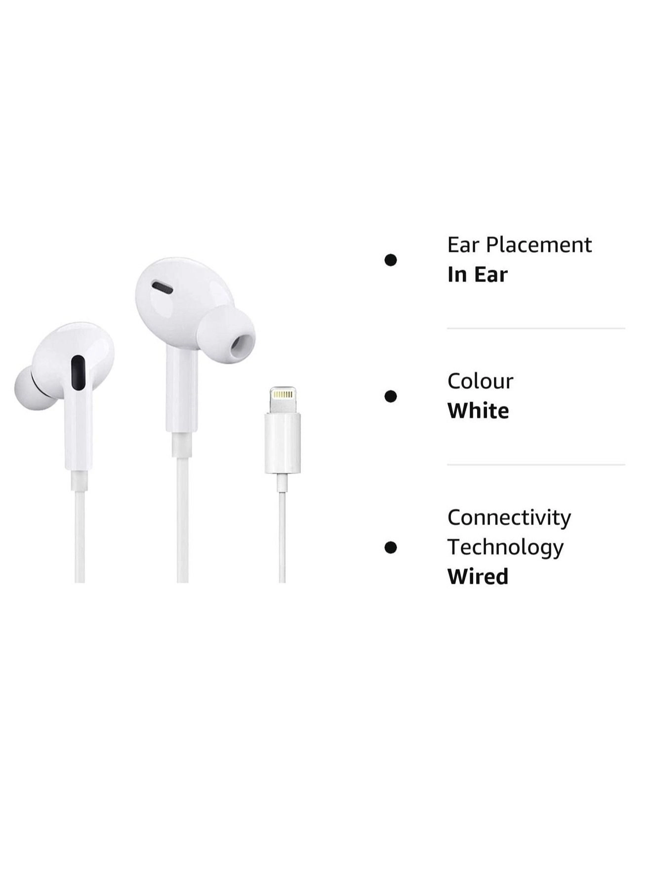 Lightning Headphone Wired Headset