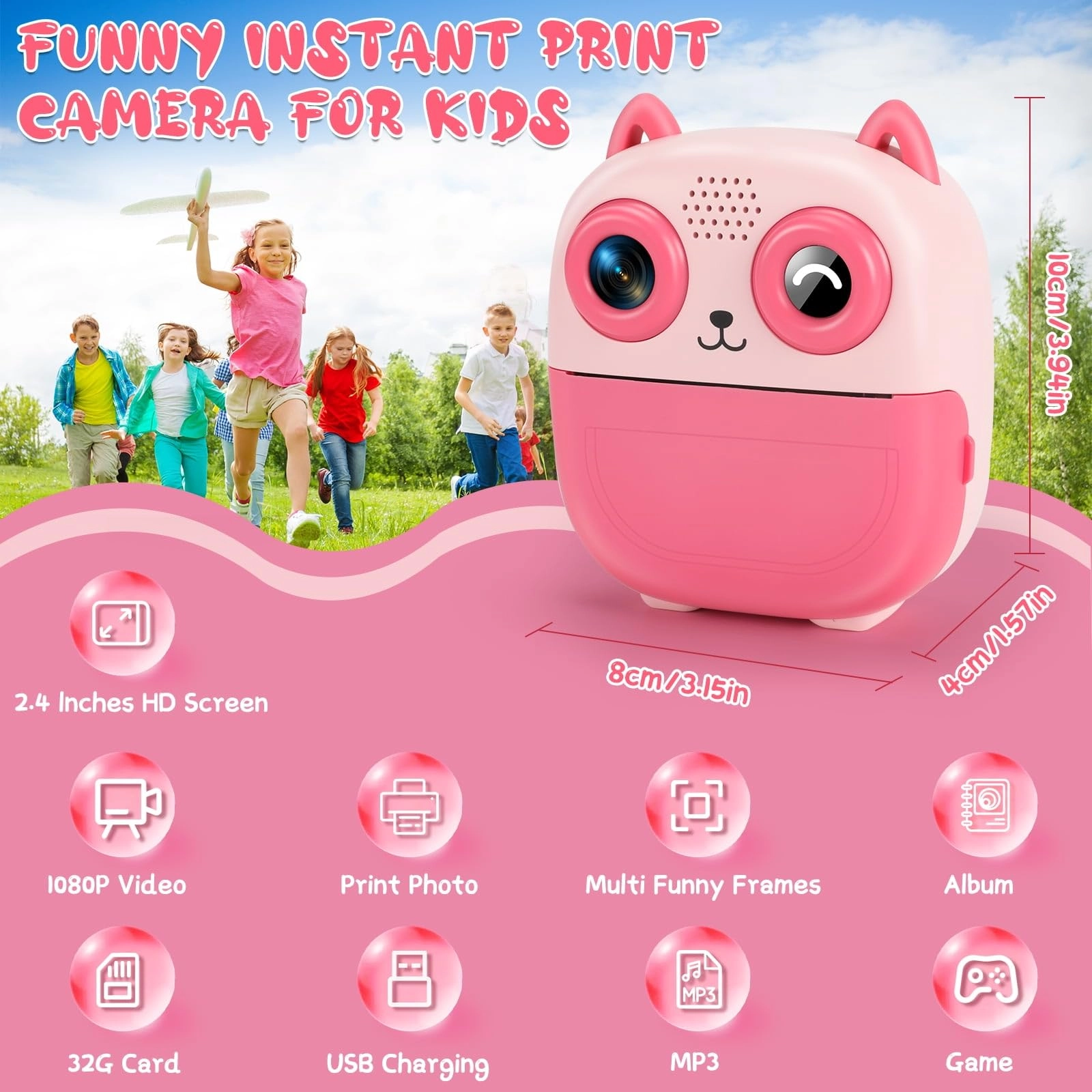 kids Mini portable printer