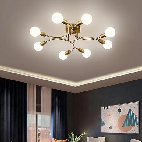 Carsten 8 LIGHT 1154 CHANDELIR - warm white Dimmer