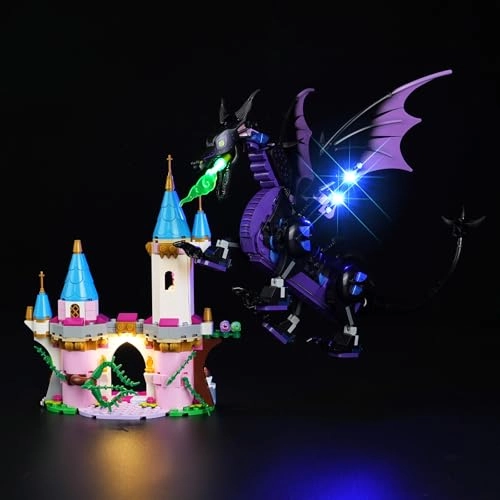 LED Light Kit for LEGO Maleficent’s Dragon Form 43240