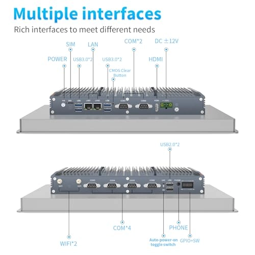 Integrated Industrial Panel PC - 16G RAM 17 Inches Core i5 7200U