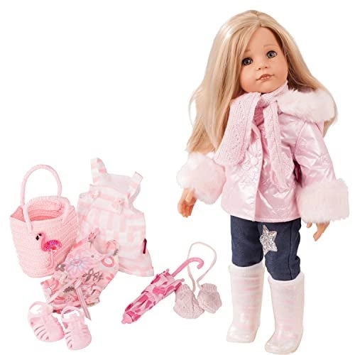 Götz Hannah Posable Doll - 19.5" all-vinyl Long Blonde Hair