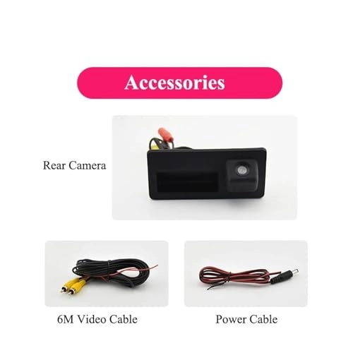 Car Trunk Handle Camera - Nightvision Wire 420 TV Lines