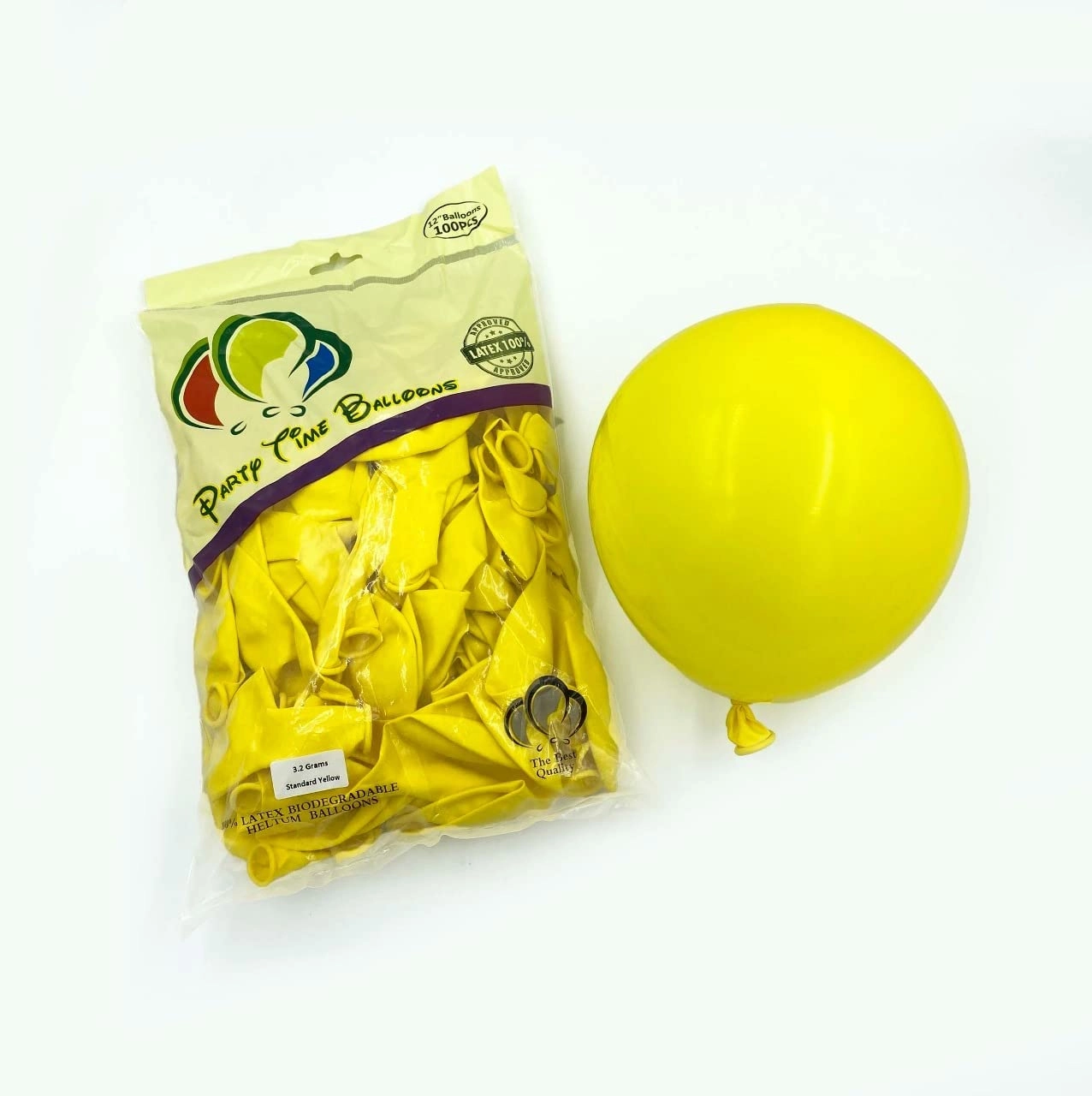 Std Assorted Latex Balloon - 100CT