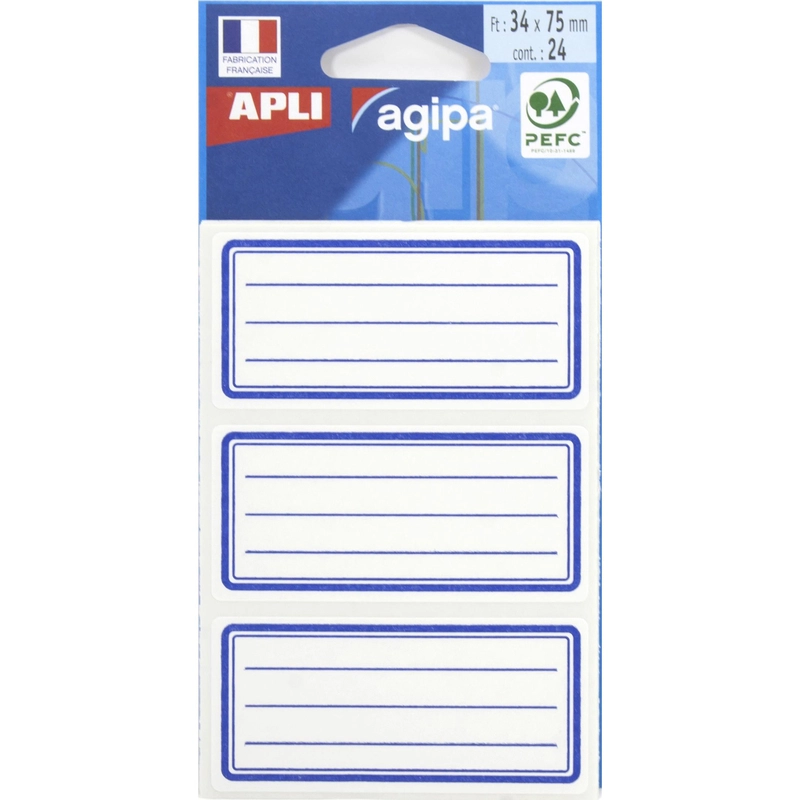 Agipa APLI - 24 Pieces 3" X 1.5"