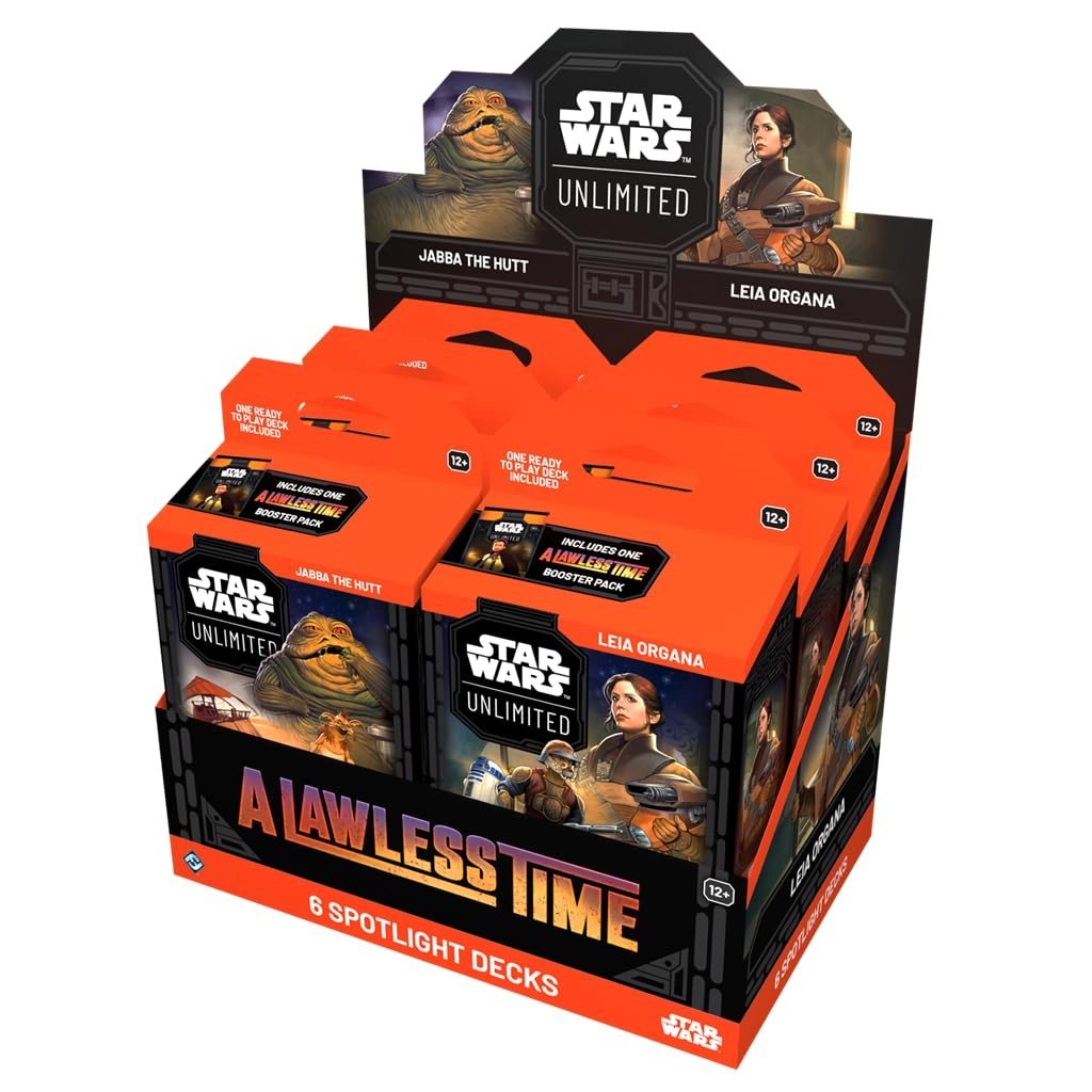 Asmodee Star Wars: Unlimited: A Lawless Time Spotlight Deck Display - Card Game