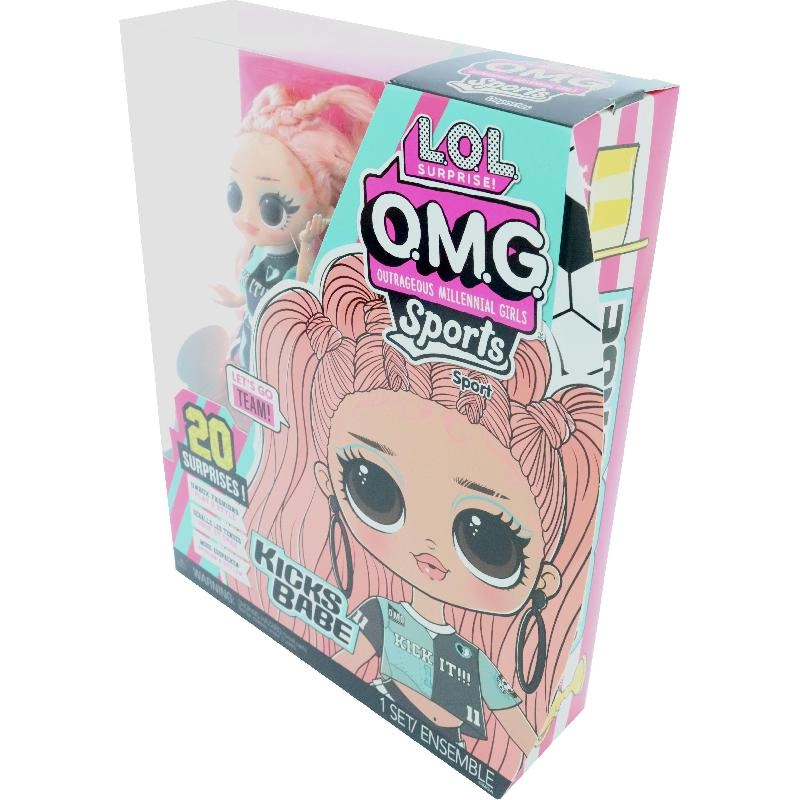 Kicks Babe Sports Fashion Doll - 20 Surprises Collectable Ages 4+