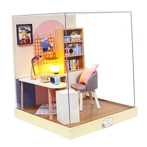 DIY Miniature Dollhouse Kit - Wooden 2.6x2.6x4.5cm