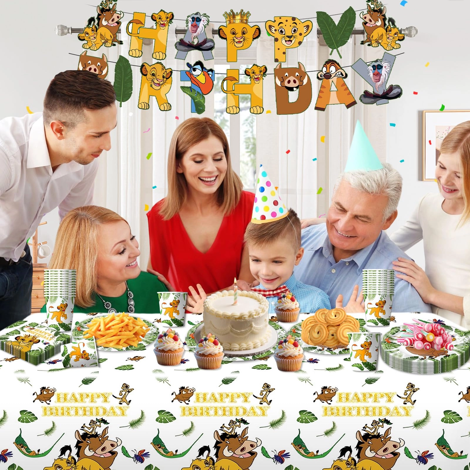 Party Tableware Set - 52PC Birthday