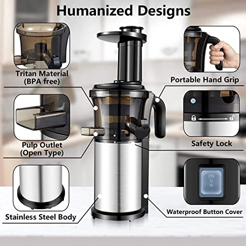 Masticating Juicer - 150 Watts 1500 Milliliters