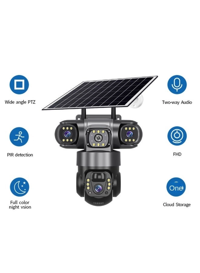 Outdoor Solar PTZ CCTV Camera