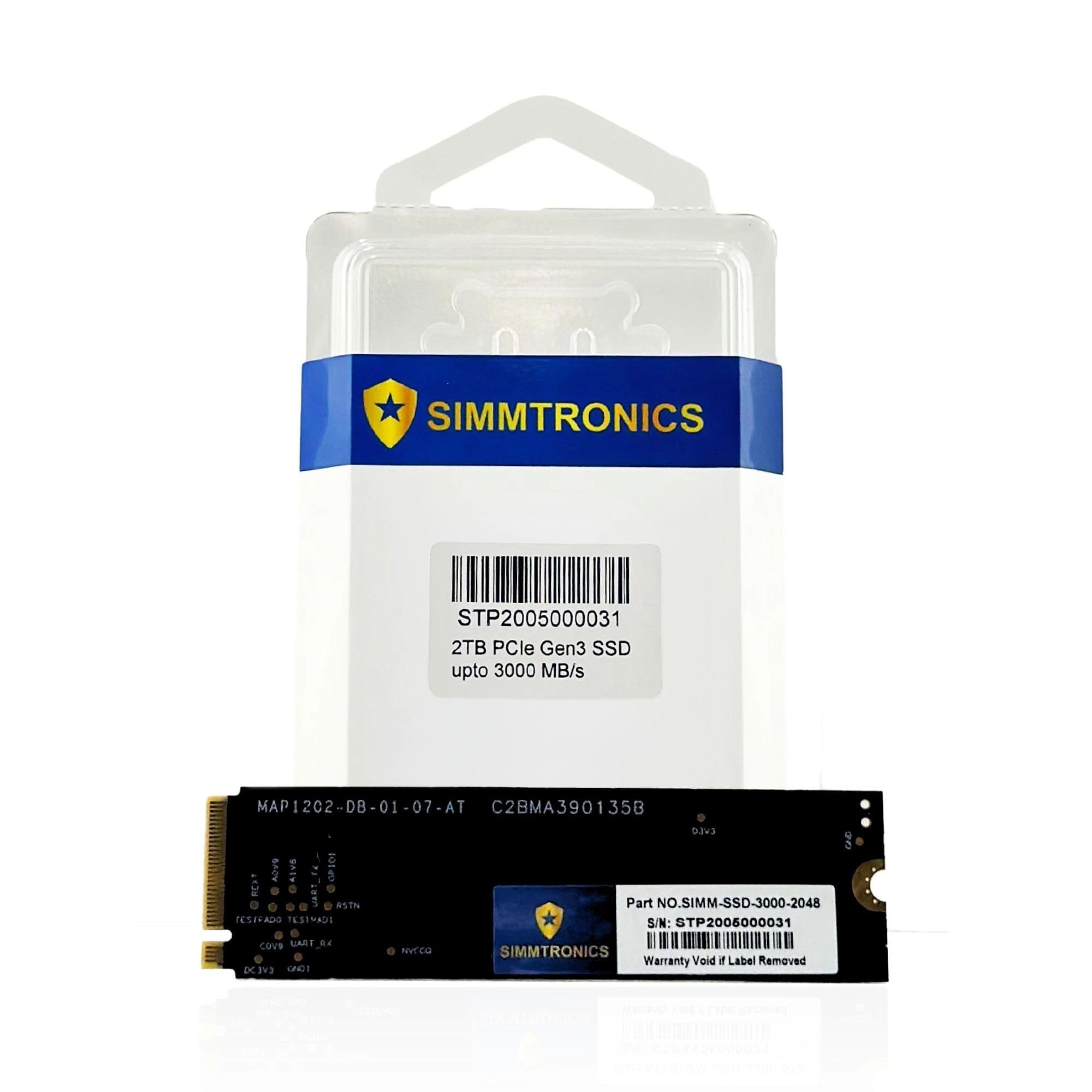 Simmtronics PCIe 3.0 NVMe M.2 SSD - 2TB