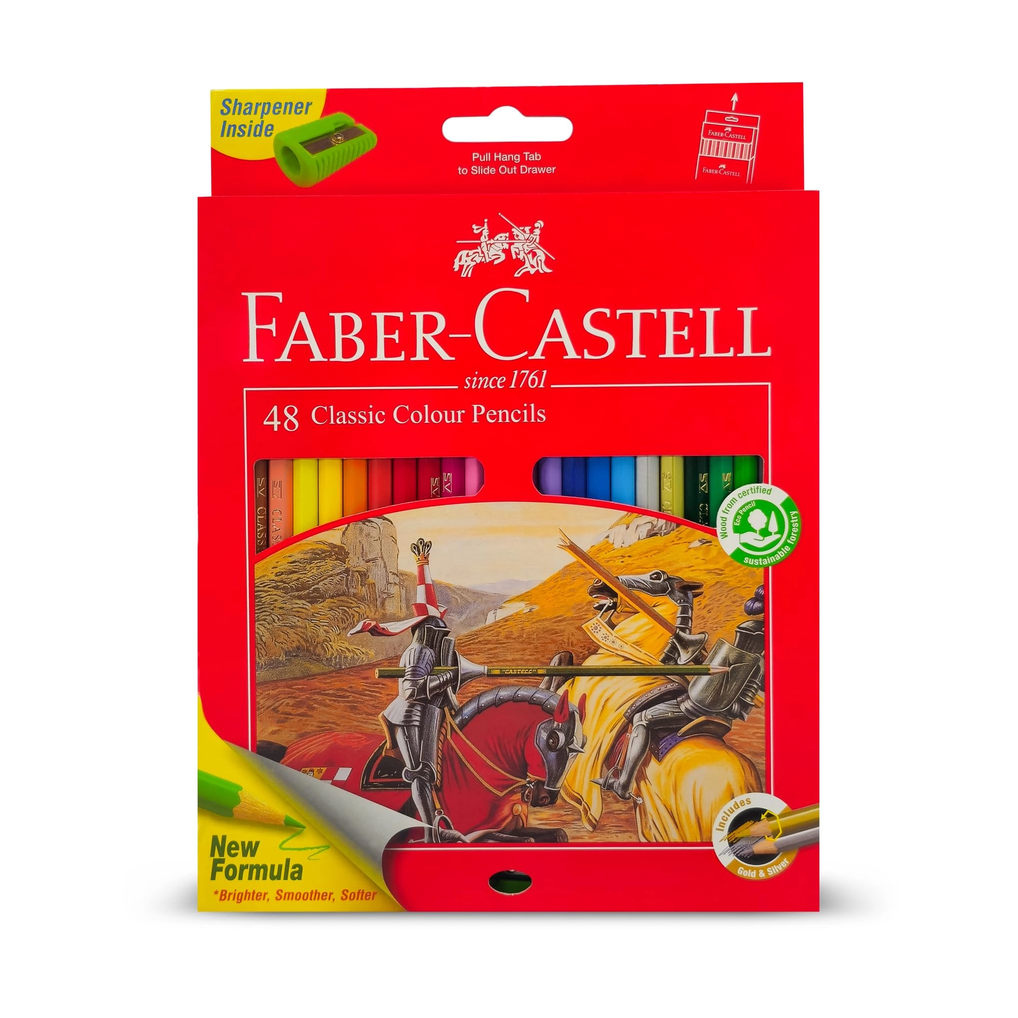 Faber-Castell Classic Watercolour Pencils - 48 Pcs
