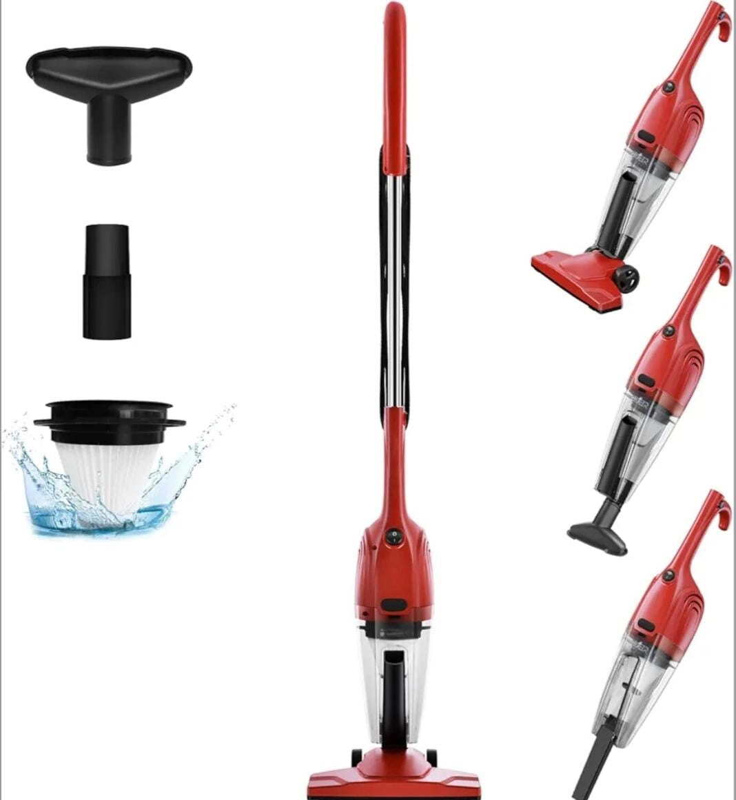 Homotronics Handheld Vacuum Cleaner - Corded Multiple Attachments