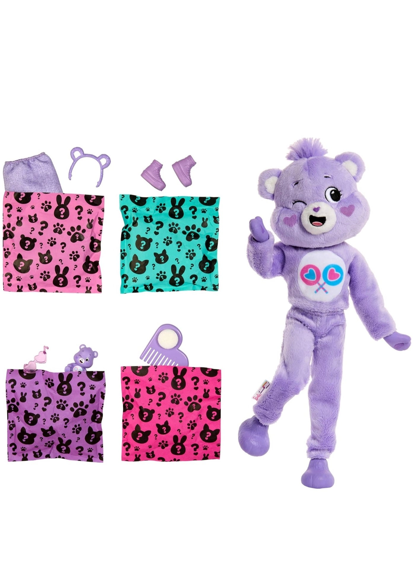 Share Bear Doll - Cutie Reveal Care Bears Series