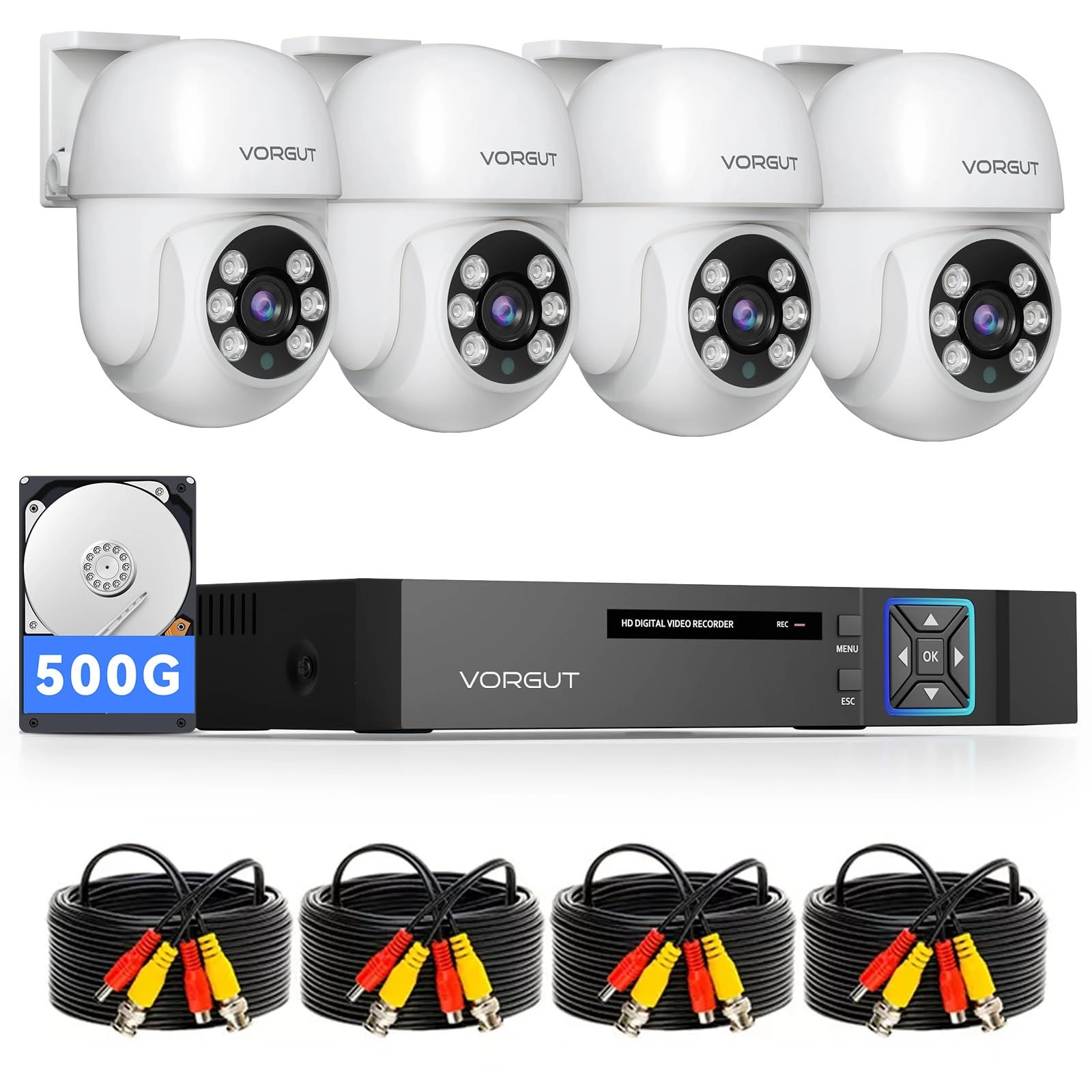 VORGUT A6804-54PT-500 - 4 4CH 5MP