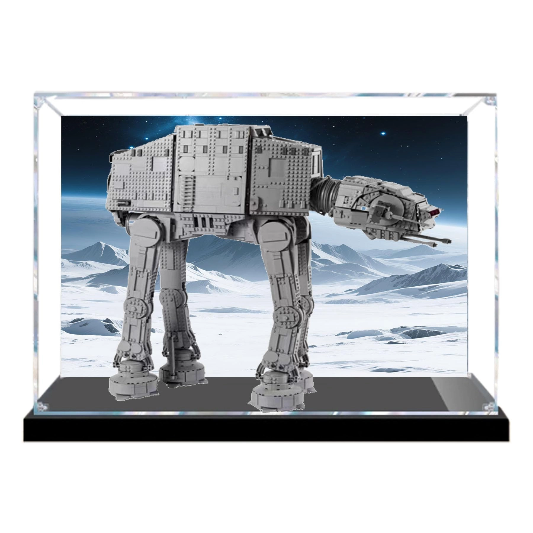 CHIFENMS Acrylic Display Case for LEGO 75313 AT-AT All-Terrain Armored Walker