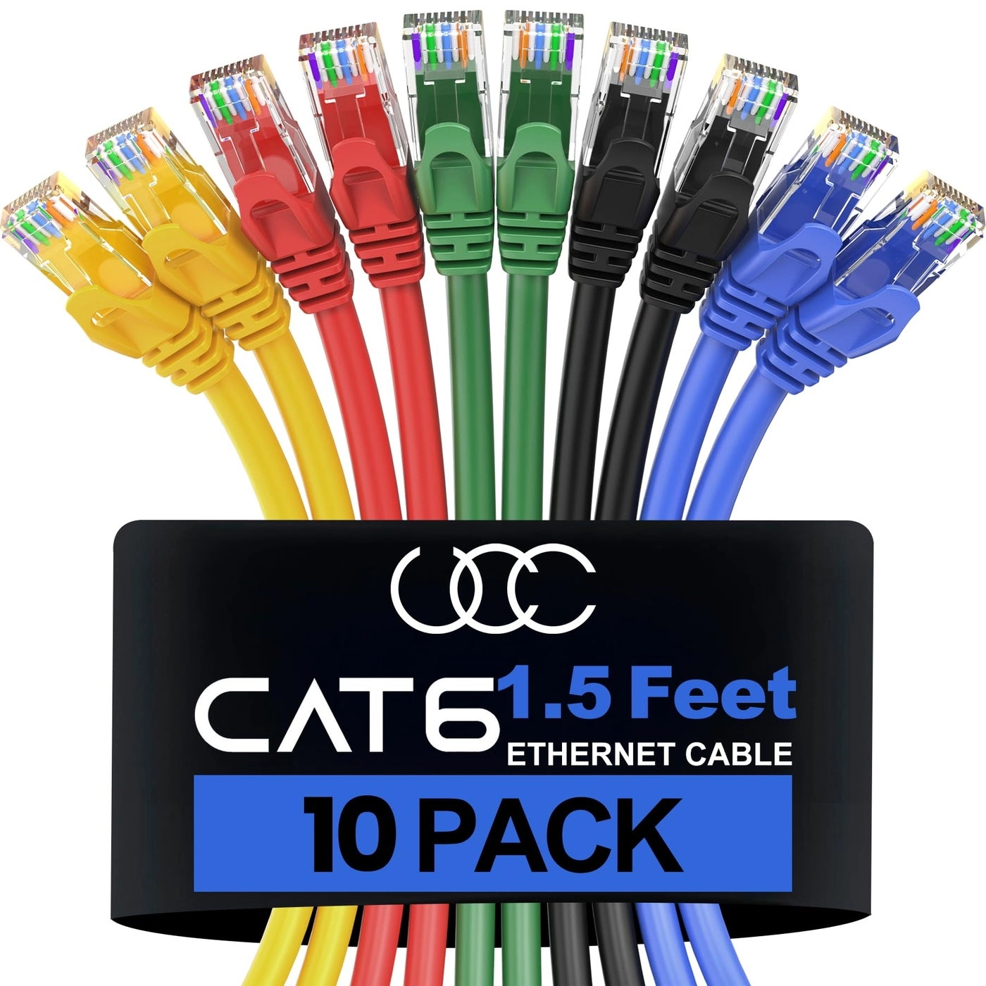 Ultra Clarity Cables CAT 6 Ethernet Cable - 0.5m Pack